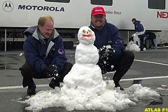 Snow man in the pits of Nazareth