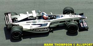 Williams' engine and sidepod mounted wings