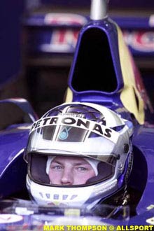 Kimi Raikkonen in his Sauber at Jerez earlier this month