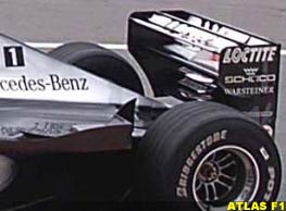 High downforce Mclaren rear wing