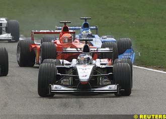 The incident at the start