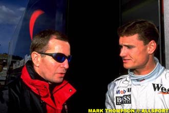 Brundle with Coulthard