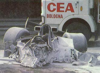 the remains of Peterson's car