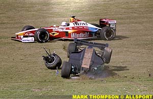 The rool hoop saves the driver from injury or possible death