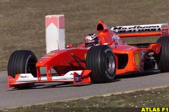 Schumacher at Mugello