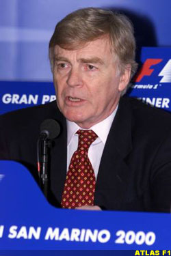 Max Mosley two months ago, at Imola