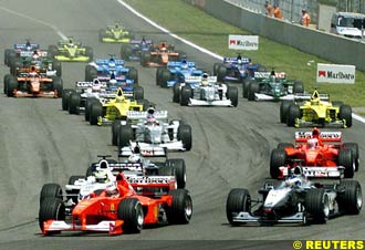 The start of the race