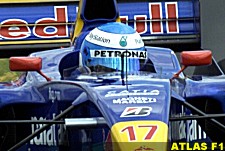 Sauber cockpit, red mirrors