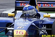 Sauber cockpit, yellow mirrors