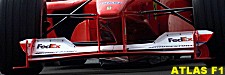 Ferrari front wing, yellow markings