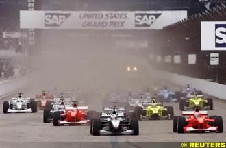 The start of the race