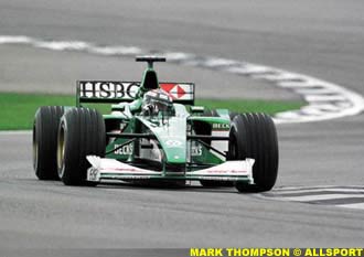Eddie Irvine and the Jaguar team had a weekend to forget