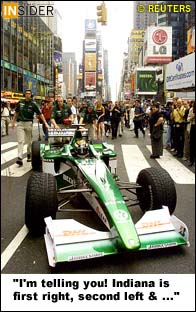 Eddie Irvine on Broadway