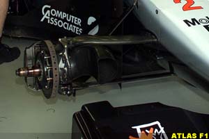 Front suspension, including the carbon brake disk