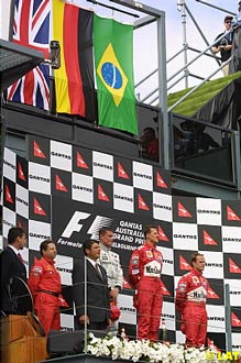 The podium