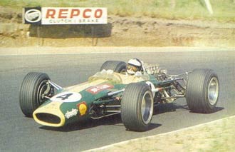 Jim Clark at the South African Grand Prix