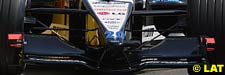 Minardi front wing, red flip-ups