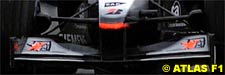 McLaren front wing, red man