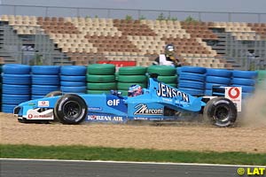 A familiar state - stuck in the gravel in France