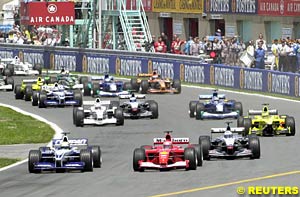 The start of the race