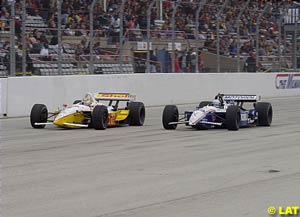 Brack and Andretti fight for the lead