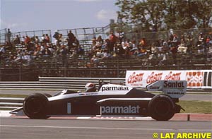 Piquet at the Canadian GP 1984
