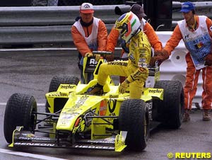 an image too common: Trulli retires from the Belgian GP last year