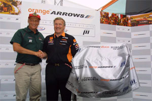 Niki Lauda and Tom Walkinshaw