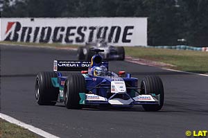 Nick Heidfeld followed by Juan Pablo Montoya  