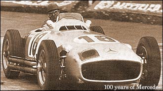 Juan Manuel Fangio, German GP, Nurburgring, 1954