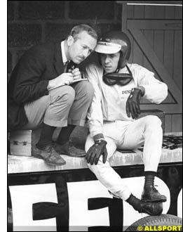 Jim Clark with Colin Chapman