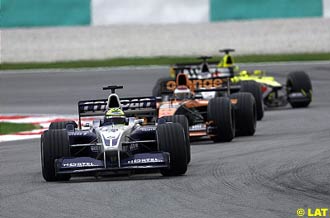 Ralf leads from Verstappen, Hakkinen and Frentzen