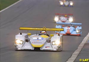 The victorious Audi of Capello and Kristensen