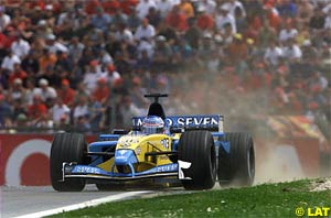 Jarno Trulli in action