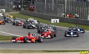 The start of the race