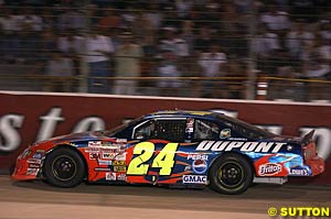 The #24 of winner Jeff Gordon