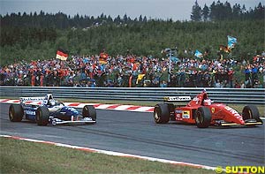 Gerhard Berger (Ferrari) in 1995 