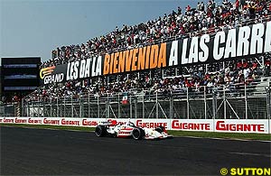 Michel Jourdain in front of his home crowd