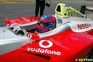Race one winner Franck Montagny
