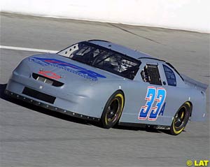 Mika Wallace during testing at Daytona