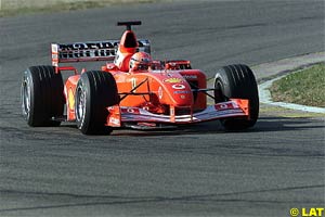 Michael Schumacher at Fiorano