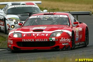 The race winning 550 Maranello of Andrea Piccini and Jean-Denis Deletraz