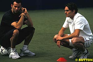 Ryan Giggs and Fisichella