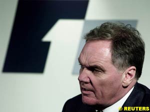 Patrick Head at the Williams launch