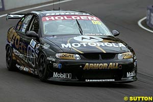 Unfortunately for Peter Brock's comeback, he and teammate Craig Baird's day ended many laps down