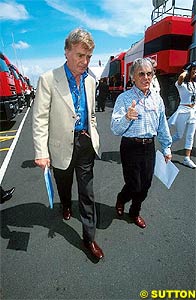 Max Mosley and Bernie Ecclestone
