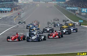 The start of the race