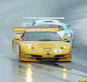 The GTS winning Corvette of Fellows and O'Connell