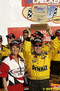 Matt Kenseth celebrates victory at Phoenix