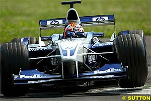 Pizzonia testing a Williams this year